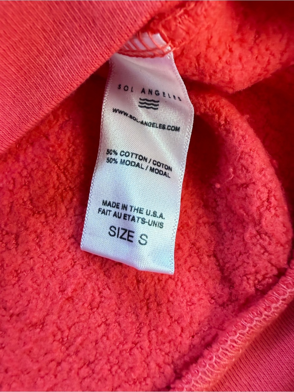 Sol Angeles Essential Coastal Waves Crew Neck Cotton Sweatshirt - Picture 6 of 7